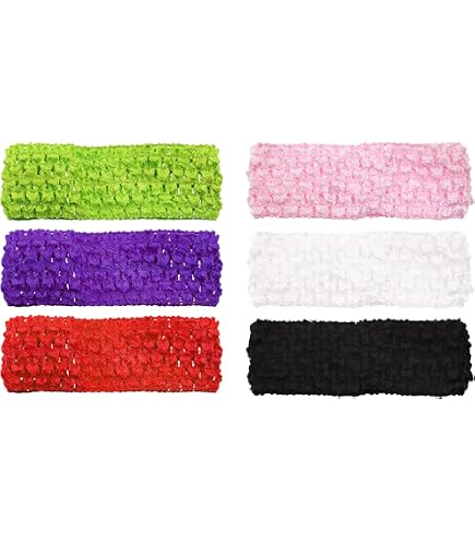 Amazon.com : GORGECRAFT 30Pcs 10 Colors Elastic Crochet 