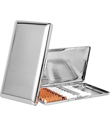 SKYWAY ウェスティン シルバー シガレットケース 120年代用 シルバー Amazon.com: Skyway Westin Silver Cigarette Case for 120's
