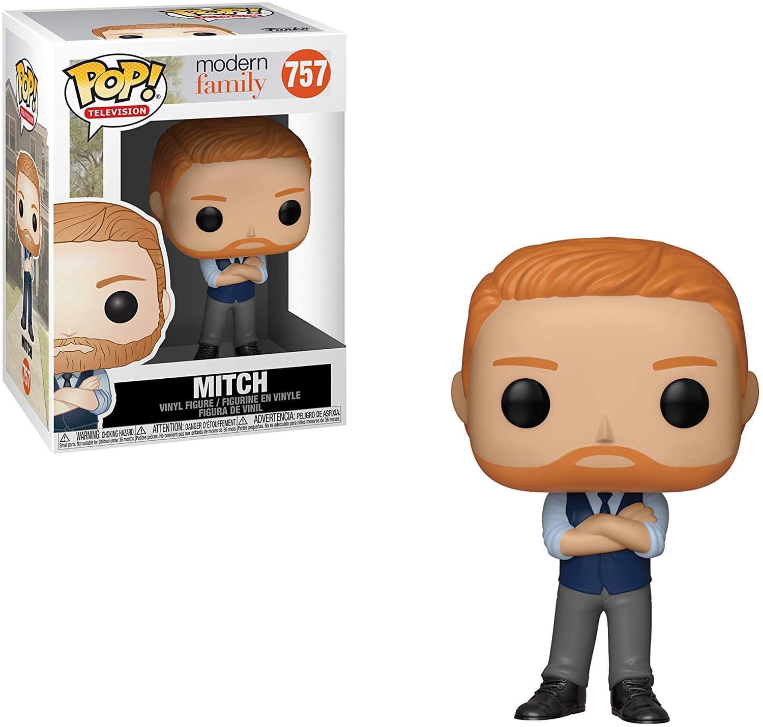 Funko POP! Vinyl: Television: Modern Family: Mitch, Multi - Mitchell Pritchett - Collectable Vinyl Figure - Gift Idea - Official Merchandise - Toys for Kids & Adults - TV Fans