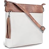 SYTRAH Crossbody Purses for Women, Premium Vagan Leather Crossbody Bag, Adjustable Strap Lightweight Shoulder Bag with Tassel