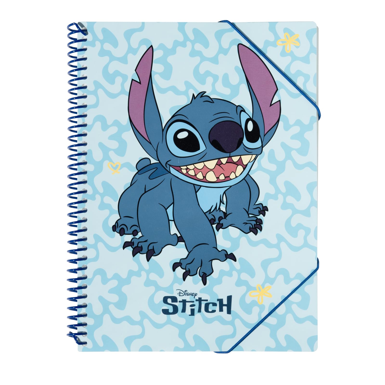 Grupo Erik A4 Display Folder - Disney Stitch Stationery | 30 Pockets - Propylene Sleeves | A4 Display Book, Document Envelope with Velcro Closure | Stitch Gifts, Disney Stationery