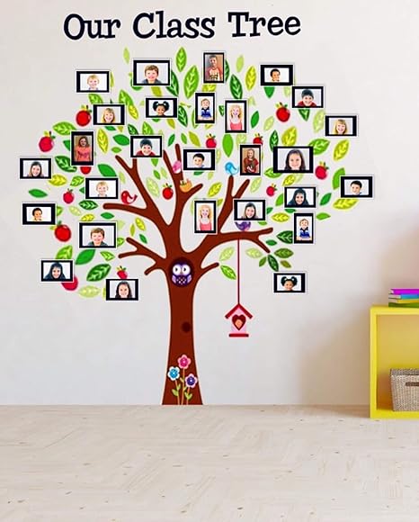Classroom Decoration Class Tree Wall Decal Sticker With Picture