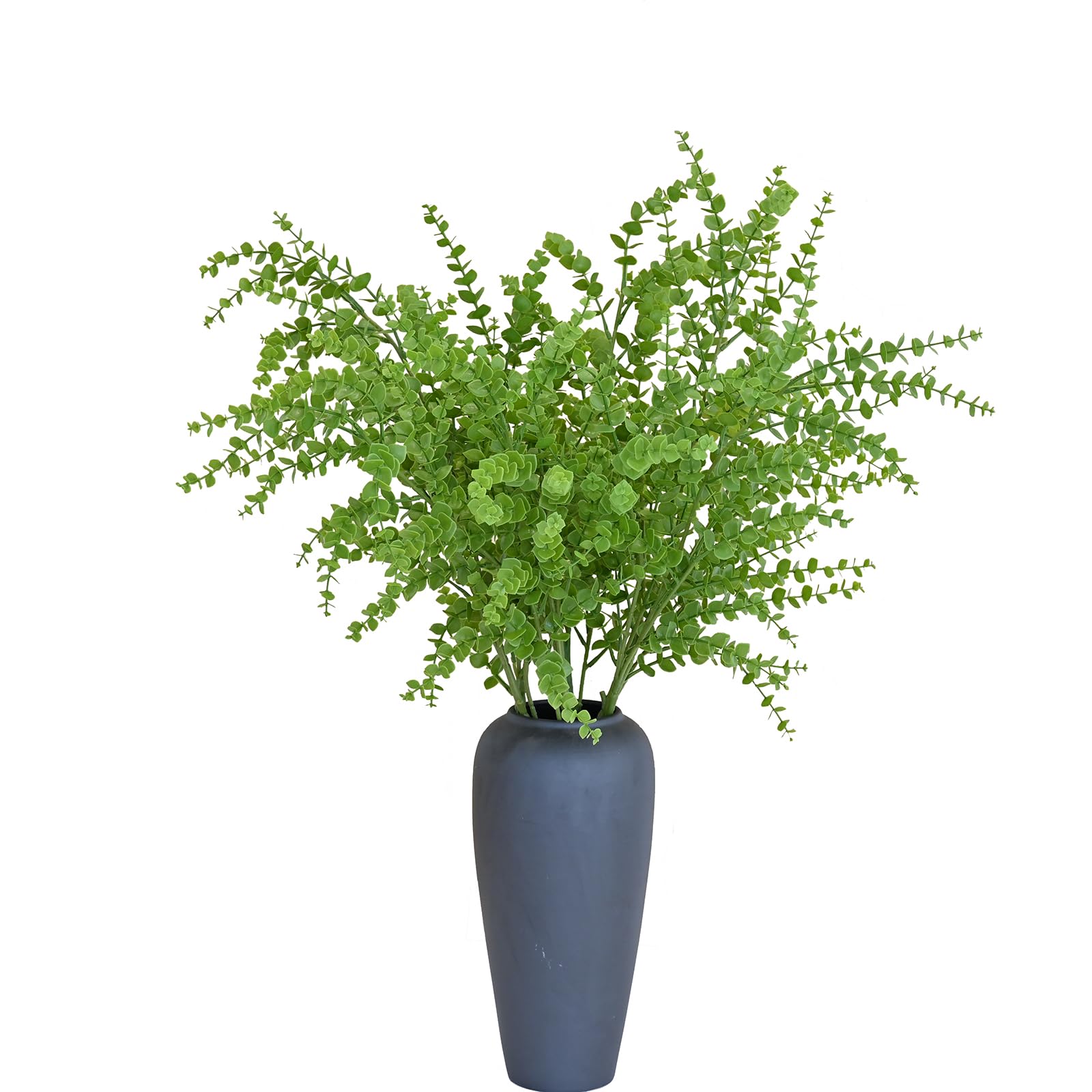Photo 1 of **3 PACKS**NAWEIDA 3PC Artificial Eucalyptus Stems, 37.4" Tall (95cm) Lifelike Fake Greenery Plant - Realistic Faux Eucalyptus Branches for Floor Vases, Home, Office, Wedding, Shelf, Desk Décor x3