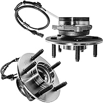 2000-2003 Ford F150 Front Brake Rotors Pads Wheel Hub Bearings Set 5 Lugs 818542