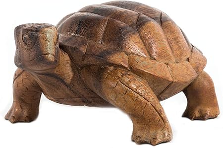 Windalf Vintage Deko Schildkrote Lucy 20 Cm Holzfigur Dekofigur Feng Shui Harmonie Geschenk Glucksbringer Reichtum Handarbeit Aus Holz Amazon De Garten