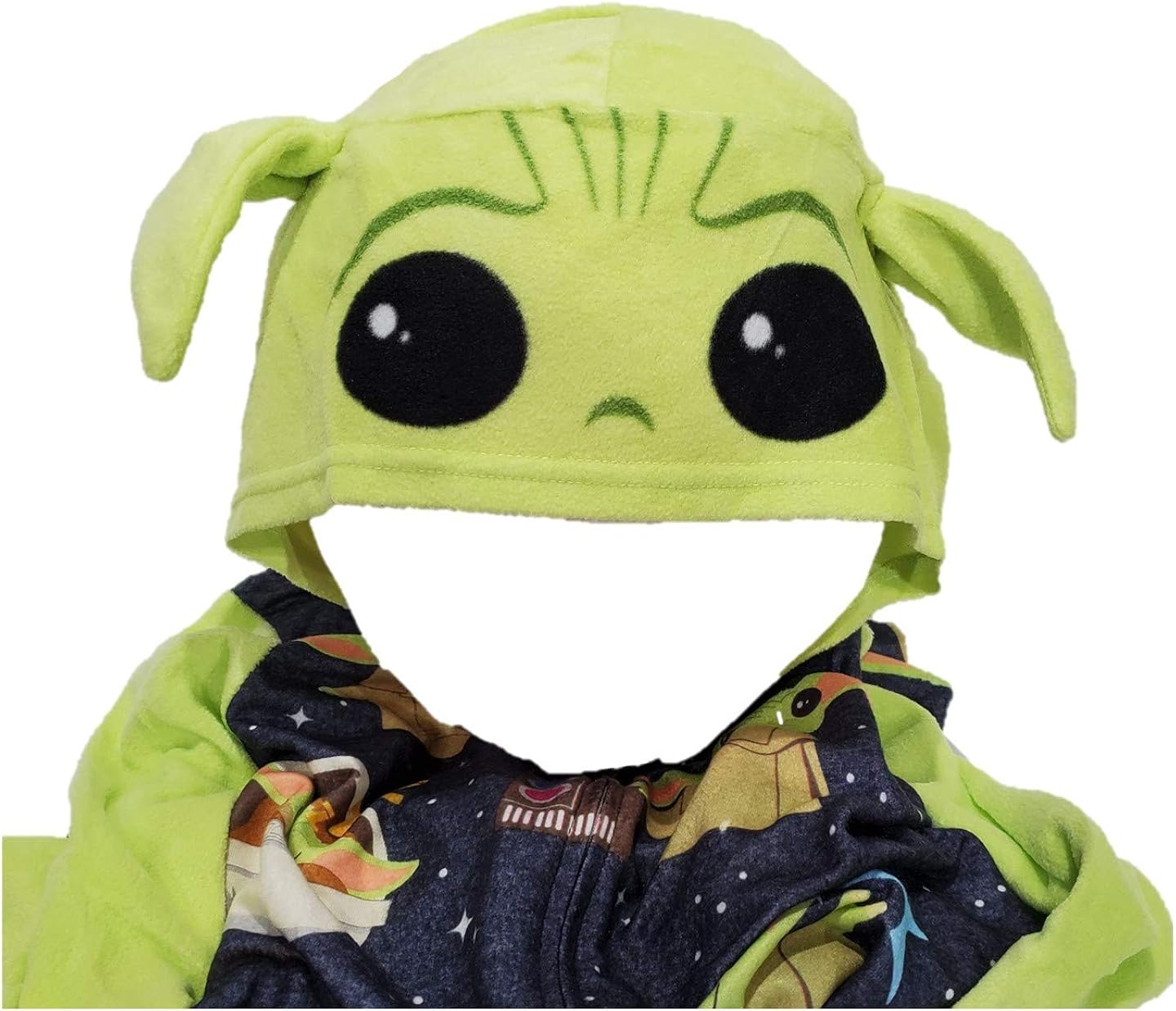 baby yoda hooded blanket