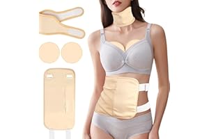 NEJUATY Castor Oil Pack Wrap 4 Pack Castor Oil Pack Wrap Organic Cotton Reusable Castor Oil Packs for Liver Detox for Chest Pads to Reduce Inflammation in The Body Castor Oil Pack for Neck (Khaki)