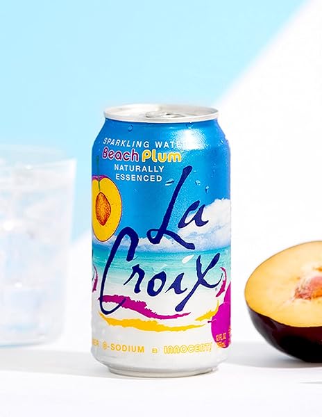 LACROIX SPARKLING WATER, BEACH PLUM, 12 FL OZ (PACK OF 8)