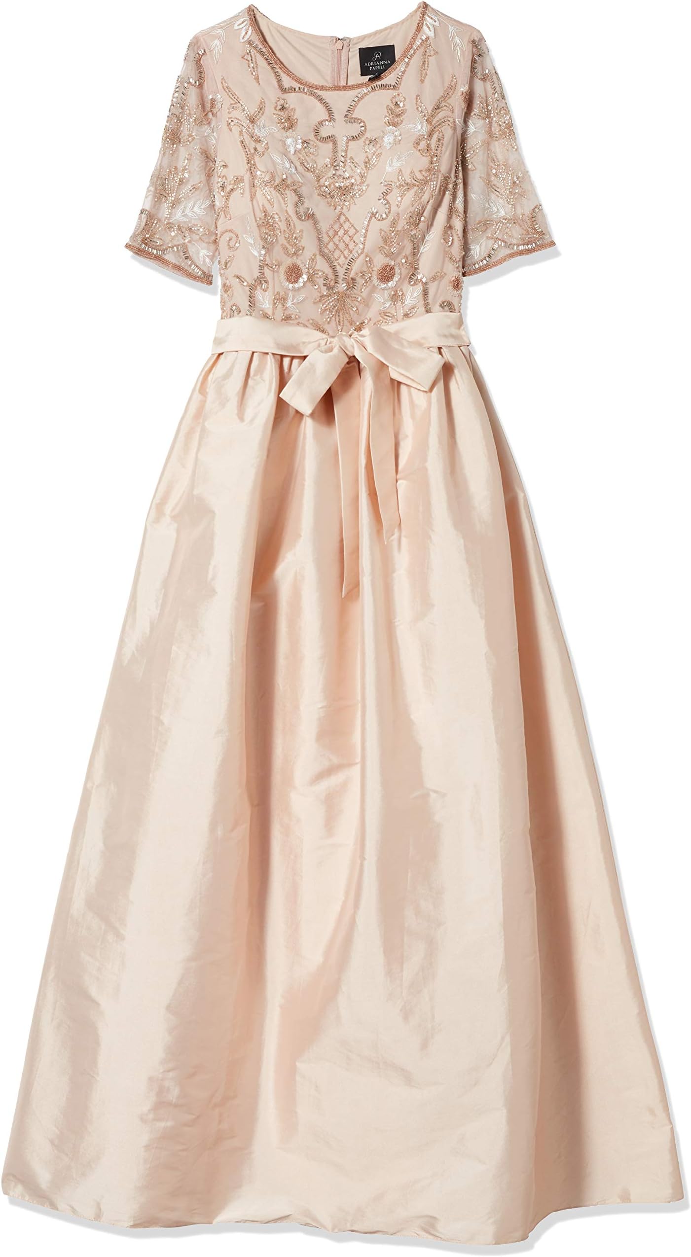 Adrianna Papell Women's Beaded Taffeta Dress