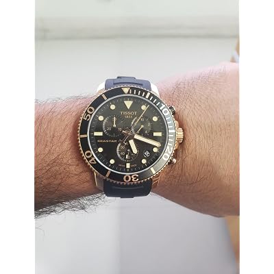 Buy Tissot mens Seastar 660/1000 Stainless Steel Casual Watch Black  T1204173705100 Online in Japan. B07JC43X87