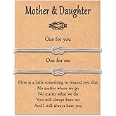 YSSHIN Mother Daughter Knot Bracelet, Forever Love Infinity Jewelry Birthday Christmas Gifts for Daughter Mom Women