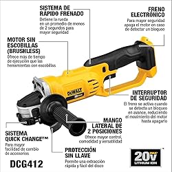 DEWALT, DCG412B, 20V MAX Cut-Off Tool Tool ONLY