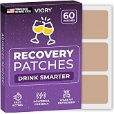 Recovery Patches 60 Pack - Wake Up Refreshed &amp; Energized | Skin-Friendly | 100% Natural Ingredients, Patch For Party, Skin-Friendly &amp; Waterproof, Apply Before Drinking, Enhanced Morning Formula