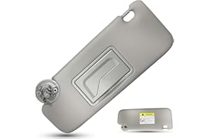 UMISHI Sun Visor fits for Chevy Sonic 2012-2019 Spark 2013-2016 Driver Sides LH Replaces P95327509 P95327507 Sunvisor（Gray