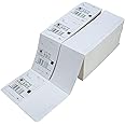 L LIKED 4000 Fanfold 4" x 6" Direct Thermal Labels, with Perforated line for Thermal Printers - Compatible with Zebra & Rollo Printer