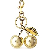 OVRUNS Cherry Bag Charm Cute Cherry Accessories Sparkling Purse Charms for Women