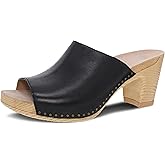 Dansko Tandi Peep Toe Sandal for Women - Soft Leather Treated with Scotchgard for Stain Resistance - Cushioned, Contoured Footbed for All-Day Comfort