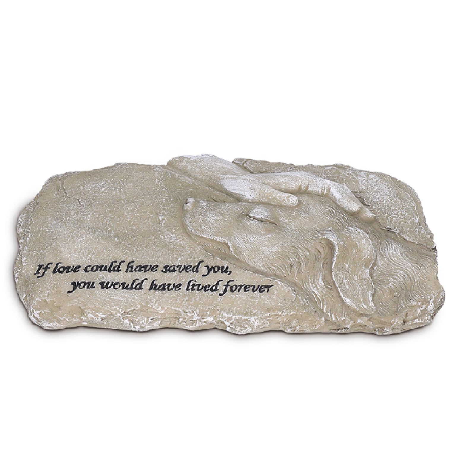 Natudeco Pet Memorial Stone Gifts Puppy Angel Garden Memorial Tombstone Resin Dog Cat Gravestone for Pet Memorial Gifts Pet Loss Gifts(3#)