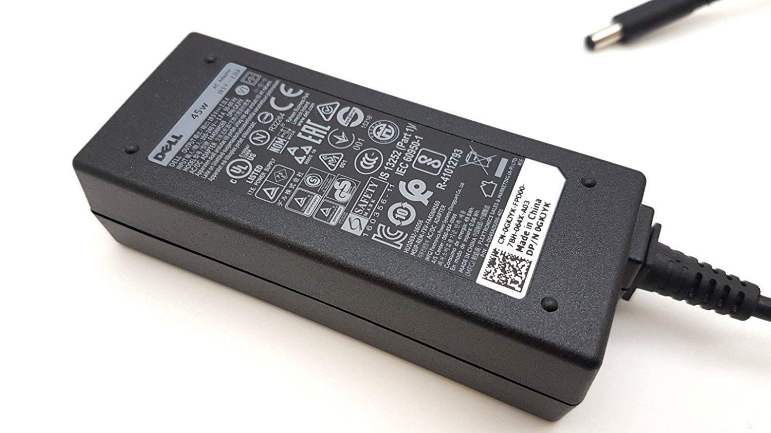 45W Adapter For XPS 18 1810 1820, XPS13, INSPIRON 17 5000, 5758, 15 7000, 7558 7559, 11 3157 13 7348, 15 5000, (5567) 492-BBSC, 15-5000, 5555 5558 5559 P51F P55F P58FPSU