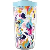 Tervis EttaVee Be Spot On Made in USA Double Walled Insulated Tumbler Travel Cup Keeps Drinks Cold & Hot, 16oz, Classic