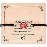 Kivosliviz Ladybug Bracelet for Women Gifts Birthday Teacher Themed Jewelry Accessories Miraculous Ladybug Stuff