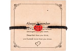 Kivosliviz Ladybug Bracelet for Women Gifts Birthday Teacher Themed Jewelry Accessories Miraculous Ladybug Stuff