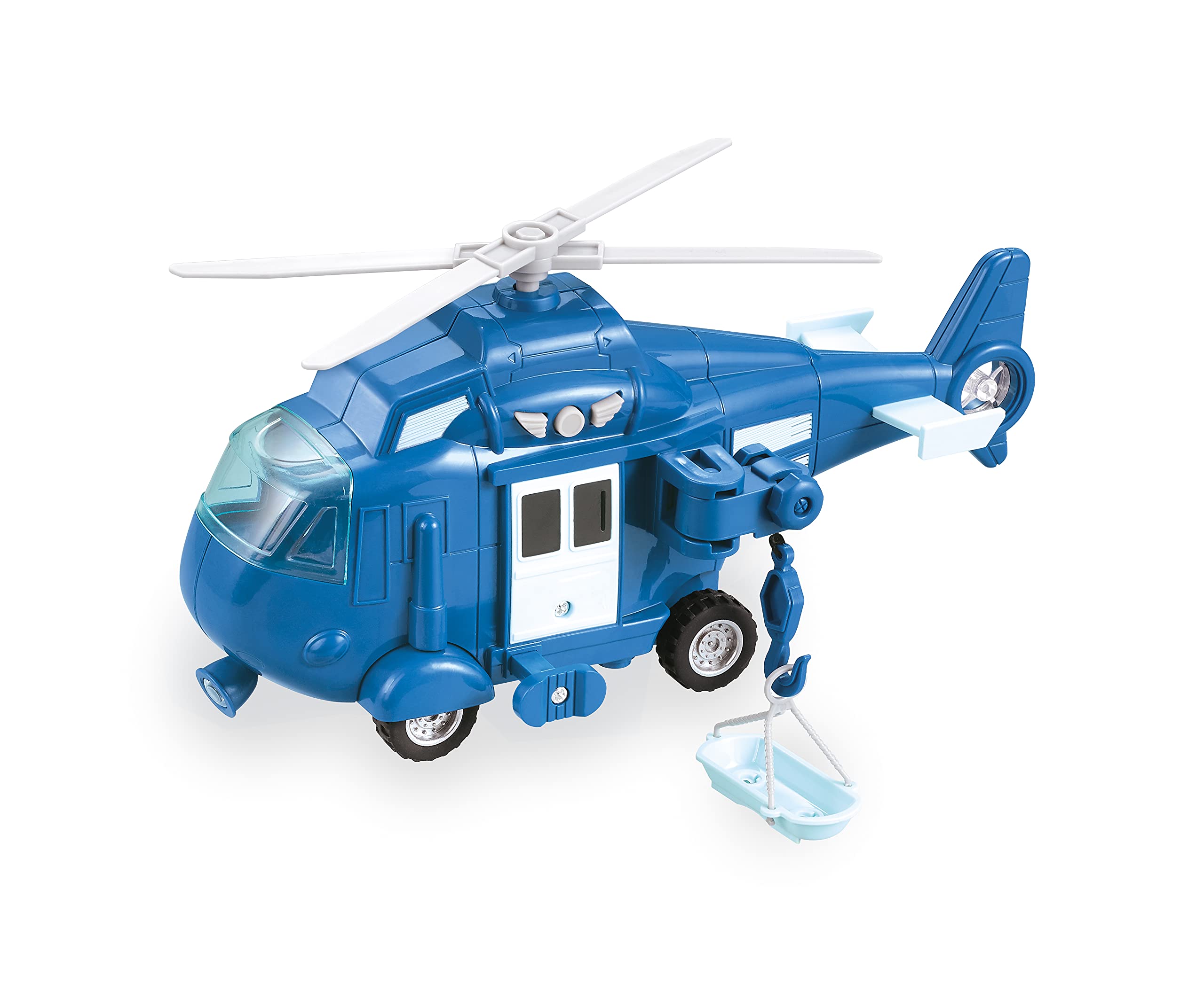 Mondo 51184 Motors Friction Pull Back Clutch Helicopter for Kids, Assorted Colors