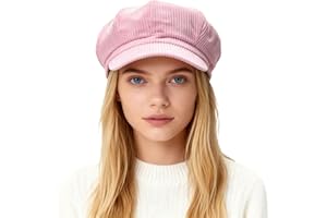 ZLSLZ Womens Retro Corduroy Striped Ivy Newsboy Paperboy Cabbie Gatsby Painter Hats Caps