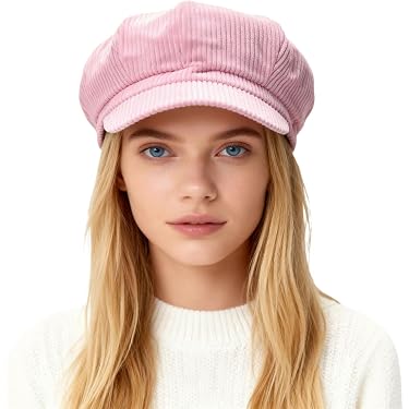 Women\'s Newsboy Cap Fiddler Caps Classic Beret Hat Fisherman Flat Hats Pink YOLAI Women Vintage Newsboy Cap Fashion Octagona? Beret  main image 3