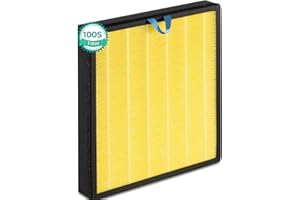 WXFANA Vital 200s Replacement Filters Compatible with LEVOIT Vital 200S Air Purifier, H13 True HEPA Vital 200s Filter Replacement for LEVOIT Vital 200s-p, for Vital 200S-RF, 1 pack, yellow