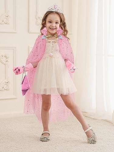 Popsunny Light Up Princess Dress Up Clothes for Girls