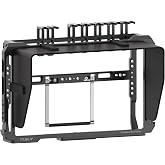 YoloLiv YoloBox Extreme Cage, Aluminum Protective Rig with Cold Shoe Mounts | Quick-Release Sun Hood, Universal 1/4-20 Threads,180-degree adjustable angles,Compatible For YoloBox Extreme only