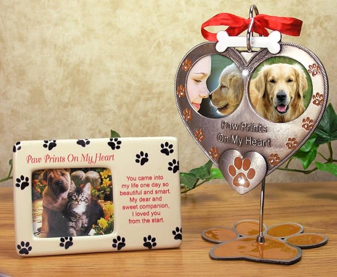 Banberry Designs Deuil Cadre Photo Plaque commémorative pour Animal