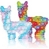 WHATOOK POP Fidget Llama Toys its Llama Fidget Pop Toys Unicorn: 2pack Poppers Sensory Special Needs Stress Relief and Anti-A