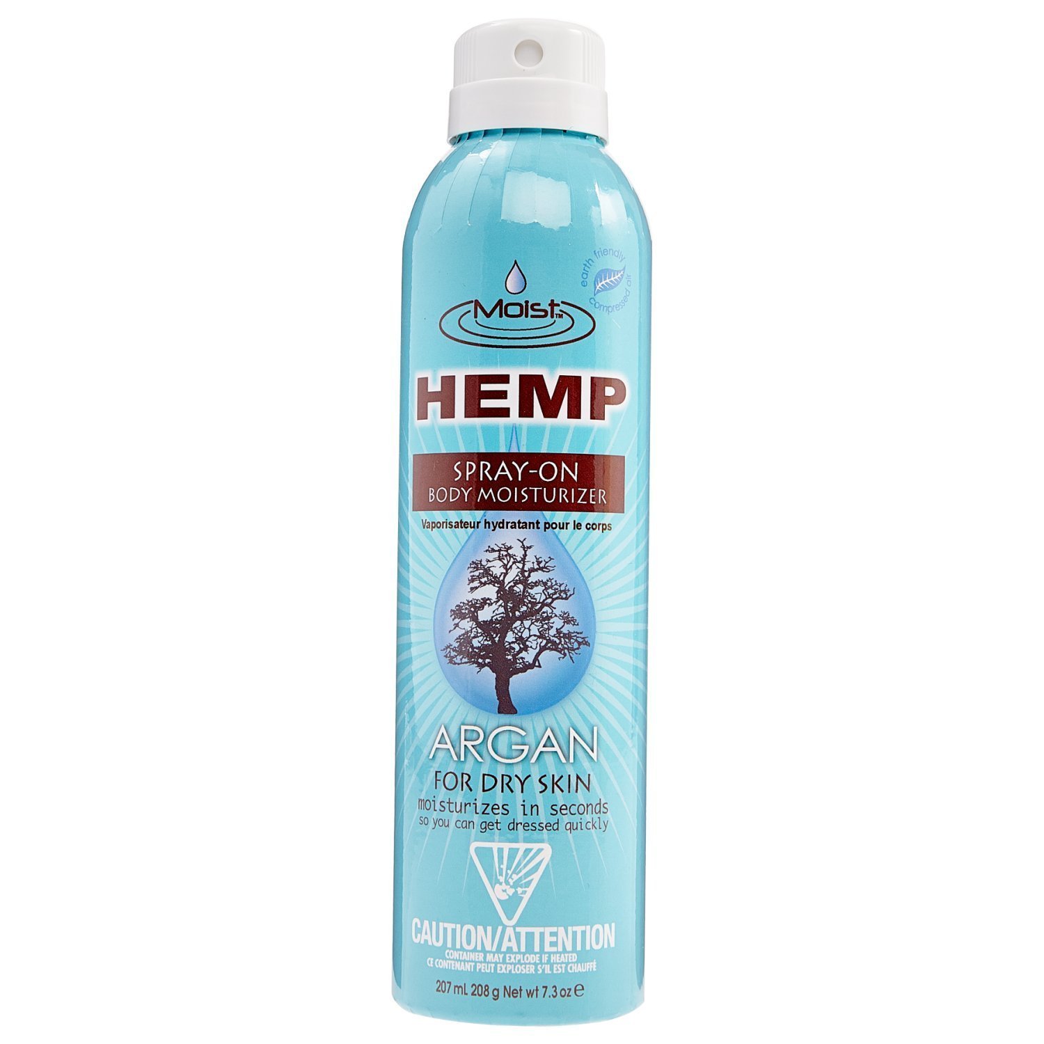 Moist Hemp Argan Spray-On Body Moisturizer