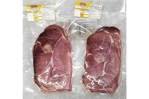DOGWOOD BOUTIQUE DB Foothills Sugar Cured Country Ham Thick Cut Centers and Ends Bone In Steaks 2/1 Pound Packs