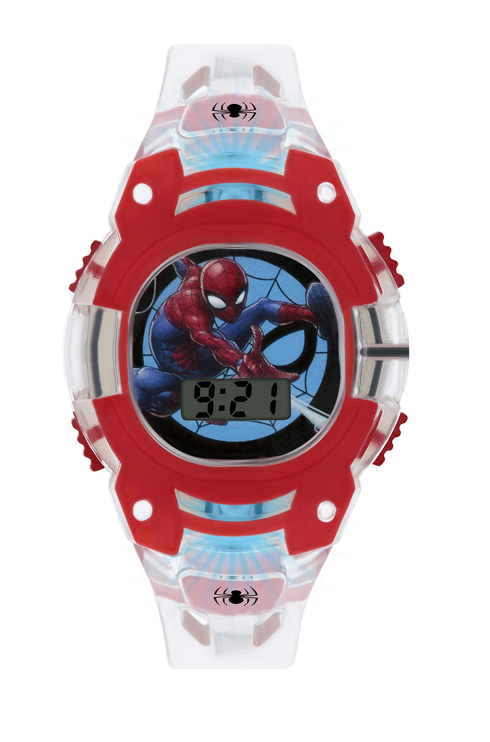Spiderman Boys Digital Watch, Digital Display and PU Strap SMH4000