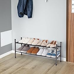 STORAGE MANIAC Expandable Shoe Rack, 8 Pairs