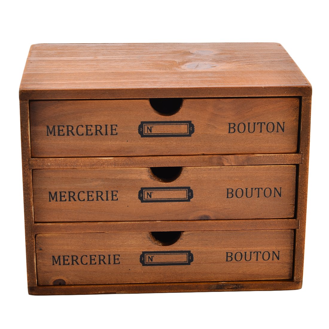Storage Chest Drawer, Hipsteen 3Drawer Wooden Storage Chest Box Office