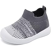 Eashi Baby Boy Girl Non-Skid Indoor Infant Walking Shoes Breathable Warm Elastic Sock Shoes with Memory Sole Protect Toes Outdoor Sneakers