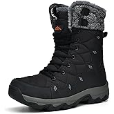 TRAILBLITZ Men's Winter Snow Boots Water Resistant Slip Resistant Warm Outdoor Lightweight Comfortable Durable 9.1 IN Height Hiking Shoes
