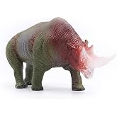 Higherbros Prehistoric Animal Figure Arsinoitherium &ndash; 6.5 Inch Realistic PVC Toy, Educational Wildlife Collectible Model
