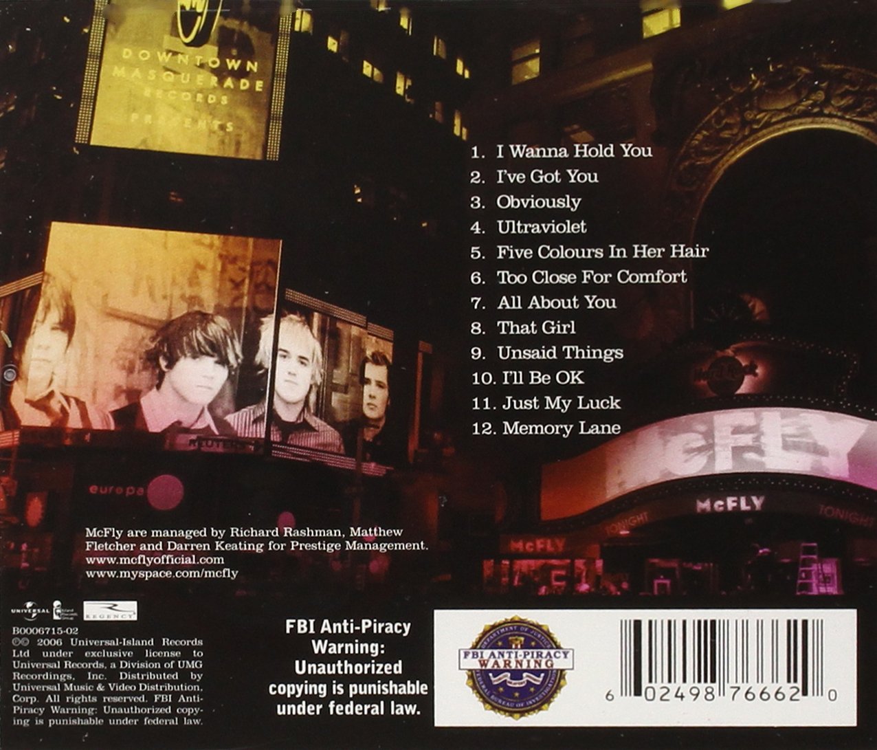 Mcfly Just My Luck Amazon Com Music