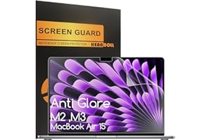 KEANBOLL 3 Pack Anti Glare Screen Protector for New Apple 2024-2023 MacBook Air 15 inch (Model: A3114 A2941) Laptop with M3 M2 chip 15.3 inch Liquid Retina Display Laptop,Anti Fingerprint (Matte) Shield