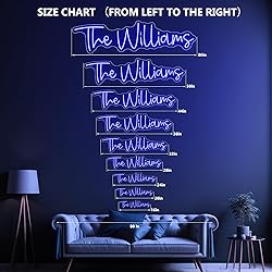 Custom Neon Signs, Personalized Large Led Neon