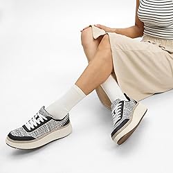 AIRHAS Women Espadrille Platform Sneakers Chunky