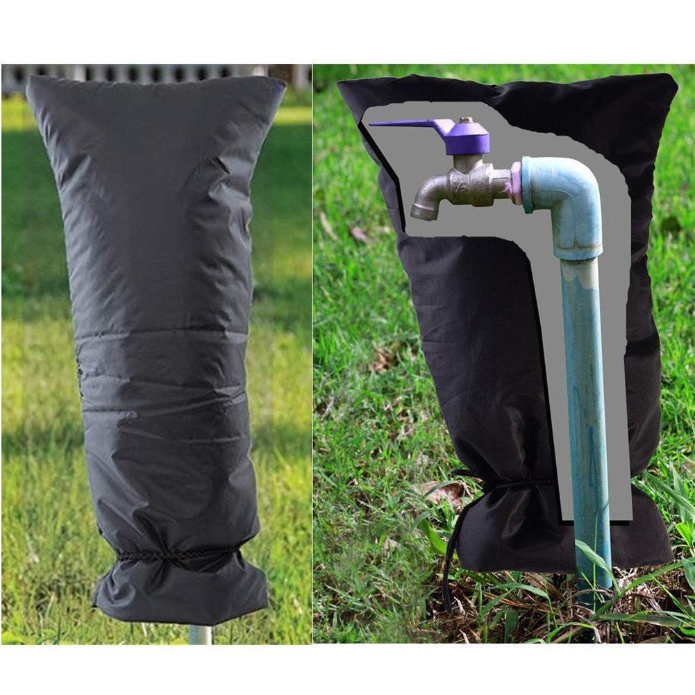 LIDEBLUE 4Pcs Outdoor Faucet Cover, Outside Faucet Freeze Protection Socks Thicken Waterproof Tap Cover for Winter Garden Freeze Protection