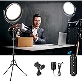 Evershop Key Light - 10" Led Video Lighting for Video Recording, Professional 2800 lumens Studio Light for Photography, Dimma