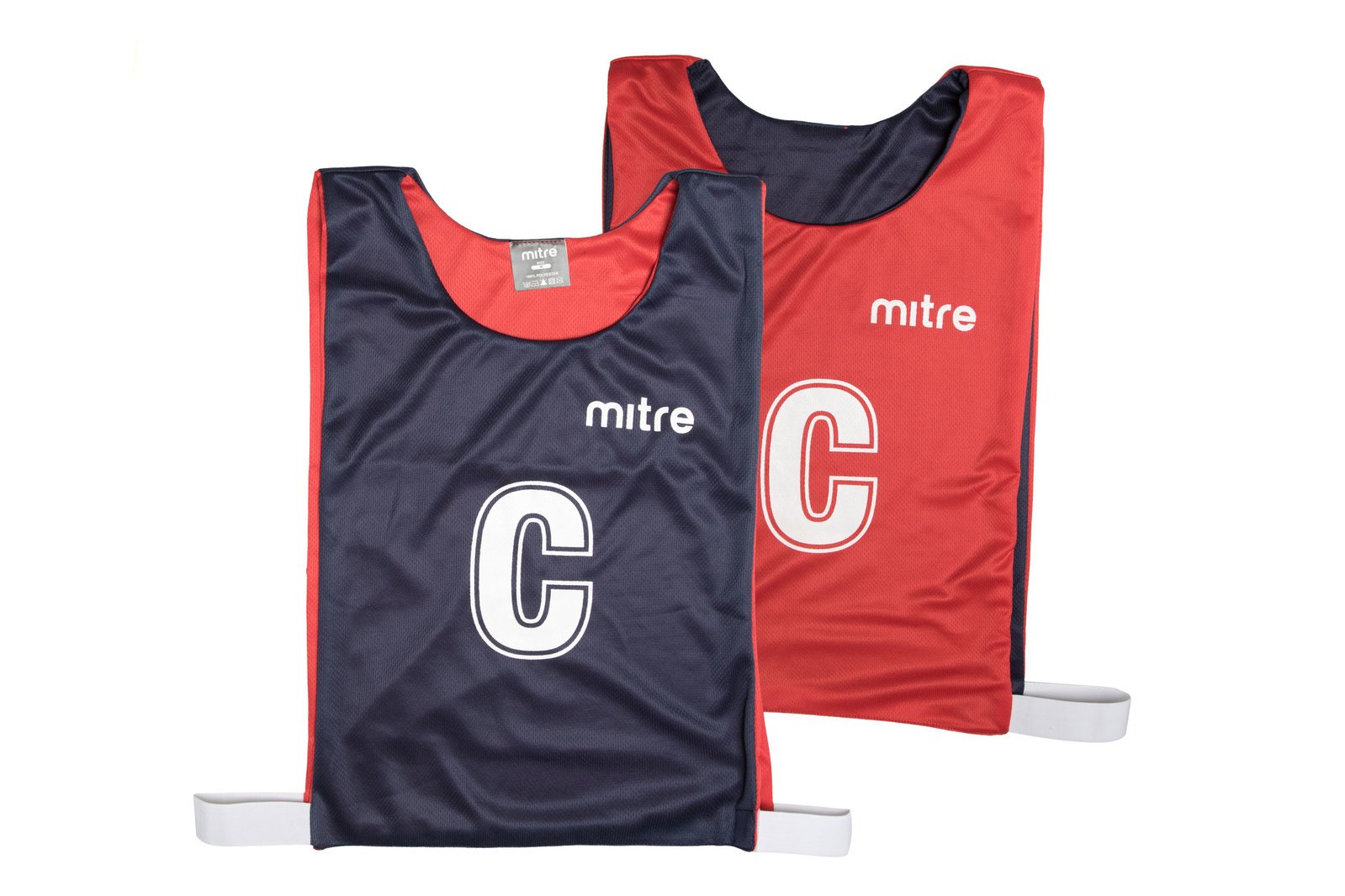 Mitre Netball Pro Reversible Sports Training Bib | Pack of 7 | Netball Equipment | Sports Training Netball Bibs