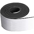 Neoprene Foam Strip Roll by Dualplex, 4" Wide x10' Long 1/16" Thick, Weather Seal High Density Stripping with Adhesive Backing – Weather Strip Roll Insulation Foam Strips